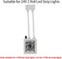 44 24V KEXU Key RGB LED Strip Lights IR Remote Control, Remote Receiver for RGB LED Light Strip, Power Adapter for LED