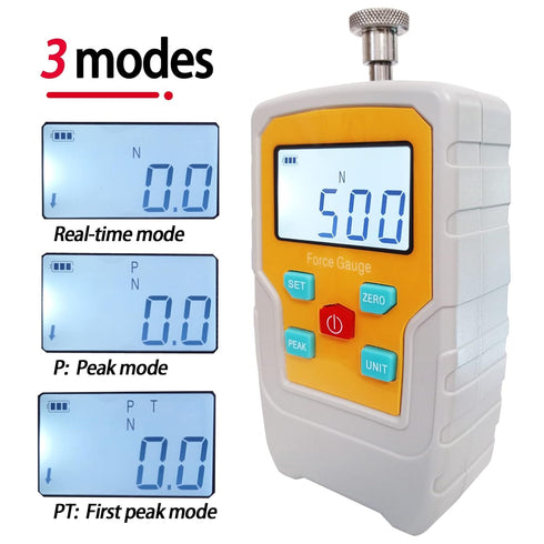 Digital Force Gauge Push and Pull Meter, Dynamometer Tension Pressure Tester, Compression Load Plug Force Destructive