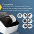 BETCKEY Compatible Continuous Label Replacement for Brother DK-2210, 1-1/7" x 100', Use with Brother QL Label Printers