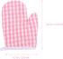 2Pcs Angoily Oven Mitts, Oven Gloves Kitchen Mitts Microwave Gloves for Baking Cooking Fireplace Grill BBQ Resistant