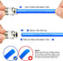 TAILONZ PNEUMATIC 304 Stainless Steel Male Straight 4MM Tube OD x 1/8 Inch NPT Push to Connect Fittings (Pack of 2)