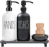 MOMEEMO Soap Dispenser for Kitchen Sink Comes with Stainless Pumps, Instant Dry