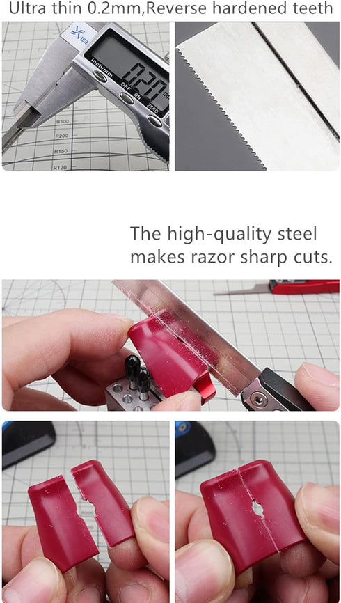 Mini Hand Saw Modelling Knife, Hobby DIY Razor Saw Hacksaw Tools for Model Craft, Cutting Plastic Parts and Tree Limbs