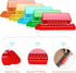 File Folder Tabs, Paxcoo 50 Sets Multicolor Hanging File Folder Tabs and Inserts, Plastic Tabs for Hanging Folders