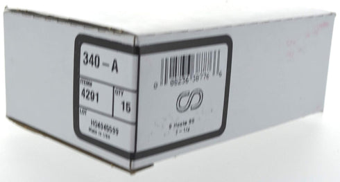 Hillman 4291 Stainless Steel S Hook, 1-1/2", 15 Pieces