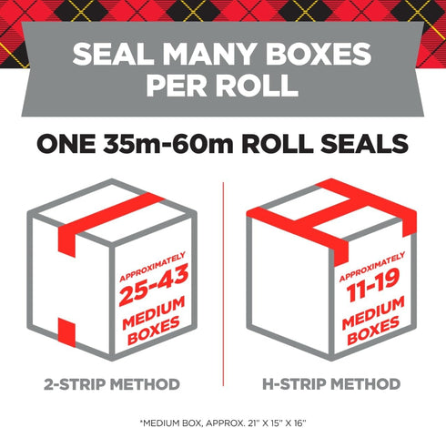 Scotch Shipping Packaging Tape, 1.88" x 54.6 yd, 6 Rolls (Model 3350-6)