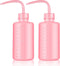Wash Bottles - 2pcs 250ml Economy Plastic Safety Wash Bottle, Medical Label Green Soap Cleaning Bottle (Pink)