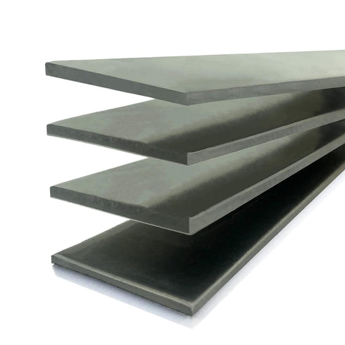 1095 Steel Flat Stock for Knife Making, High Carbon Steel Flat Bars, 12"x1.5"x0.12", 4 Pack