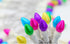 2PACK 50Count 13Feet Easter Lights StringEaster Decorations, Multi Color Pastel Christmas Lights with White Wire Plug