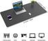 Large Desk Mat 47" x 23.7", Double-Sided Leather Desk Pad, Waterproof Desk Blotter for Office & Home, Large Mouse Pad,
