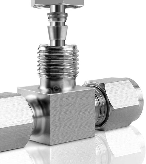 Beduan Pneumatic Stainless Steel 3/8” Compression Fittings Tee Let-Lok Adapter