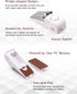 EMDMAK Door Stop Alarm with 120DB Siren, Door Stop for Home & Travel (White)