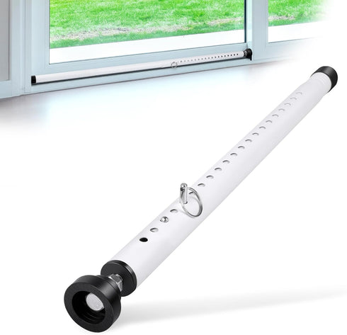Povtulu Sliding Door Security Bar, 17-50 inch Adjustable, Window Security Bar with Rubber