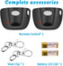 LongCtrl 2-Pack 300MHz 10 3089,3070,3060,308911,MCS308911,MCS306010,MCS3070 Only dip Switch for Multicode Garage Gate