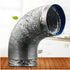 DOITOOL 3 Inch Aluminum Flexible Ducting Dryer Vent Hose, 6.7 Feet Duct Hose for Heating, Ventilation, Air Conditioning