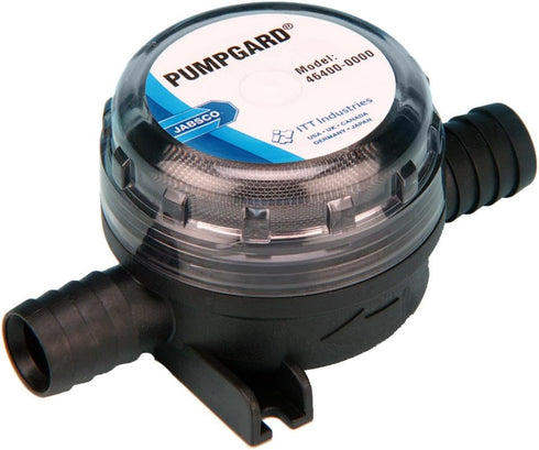 Jabsco Pumpgard in-Line Strainer, 3/4" Barb (Low Profile)