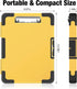 Sooez Toughest Clipboard with Storage, Internal Pen Pouch, Heavy Duty Plastic Clipboards 8.5x11” for Contractor