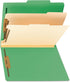 Smead Classification File Folder, 2 Dividers, 2" Expansion, Green, Letter Size, 10 per Box (14002)