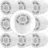 10 Pack 1-1/2"x 1/2" PVC DWV Reducing Bush Adapter Pipe Fitting SCH40 PVC Reducer Bushing for Home Sewer Plumbing