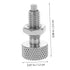 DOITOOL 10 Toolbox Pcs Knurled Knobs Spring Plunger Knob Locking Plungers Small Locating Plungers Tool Chests Quick