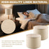 Axrivonte Set 2,Linen Lampshades,10.24" 10.24" 7.48" Beige Lamp shades of Drum Top x Bottom x High Small Lamp Shade