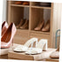15PCS Closet Hemobllo Acrylic Shoe Display Stand Supports for Sandals High Heel Shoe Rack Holder Elastic Shaper