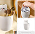 Zerodeko Wall-mounted Cartoon Cat Sundries Holder Pen Storage Organizer White Multifunctional Marker Organizer