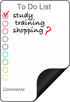 Dry Erase Magnetic To Do List for Fridge, 5.5x8 Small Daily Planner, Magnet White Board, Lined