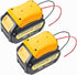2 Packs Upgrade for DeWALT Battery Adapter - Power Source Mount for Dewalt 20V Battery Adaptor Dock with Wires