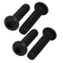 uxcell 4pcs M6x25mm Left Hand Thread Bolt Lock Screw 10.9 Grade for Drill Chuck