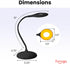 3 1600K, 4000K, Dimmable, hooga Desk Lamp, Blue Light Blocking, Modes: Amber Red, Full-Spectrum Rechargeable, Eye
