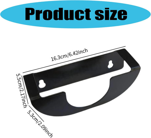 Obotsnoi Heavy Duty Metal Angled Grinder Organizers Wall Mount Polisher Bracket Rack for Efficient Tool Storage on