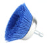 3inch Nylon Drill Brush Nylon Abrasive Cup Brush - 1/4 Hex Inch Shank Grit 240 for Rust Removal