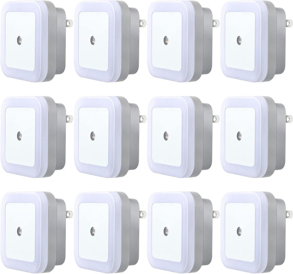 Hortsun 12 Pack LED Night Lights Plug into Wall with Smart Dark