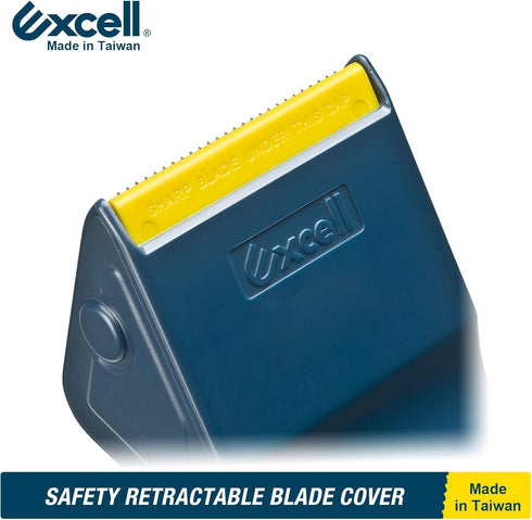 Excell Lightweight Packaging Tape Dispenser, 2 Inch Wide Hand-held Tape Gun for Office Moving, Mailing and Storages (1 Gun + 2 Tapes) by EXCELL