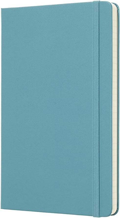 Moleskine Classic Notebook, Hard Cover, Large (5" x 8.25") Ruled, Reef Blue, 240 Pages