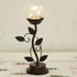 NEEDOMO Led Table Lamp Bedside Nightstand Lamps, Crackle Glass Ball Led Bulb
