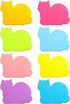 Cute Cat Sticky Notes, 75 Sheets/Pad, 8 Color Bright Colorful Self-Sticky Note Pads