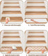 BOHOOSKYLAR Summer 4 8"x30" Ocean Stair Treads Watercolor Red Crabs Yellow Lemon Farmhouse Indoor Non Slip Peel