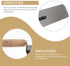 Yardwe Hand Tools 4pcs Concrete Trowel Set, Finishing Trowel, Putty Trowel, Margin Trowel for Construction