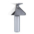 1/2" R18 Seamless HUHAO Shank Woodworking Router Bit, Arc Bending Integrated Milling Cutter Router Bit, Carbide Tip V