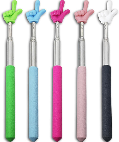 Trsewmi 5PCS Pointer Stick For Classroom Multipurpose Teacher Pointer Stick, Extendable Classroom Pointer