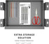 Beiyier Under Desk Sliding Drawer, Pull-out Storage Organizer for Office Desk or Table, Black