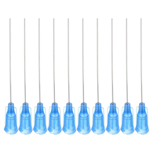 PATIKIL 22Ga x 2 Inch Dispensing Needle Tips, 10Pcs Blunt Tips with Luer Lock for Glue Oil Applicator