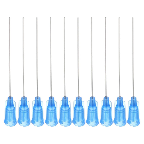 PATIKIL 22Ga x 2 Inch Dispensing Needle Tips, 10Pcs Blunt Tips with Luer Lock for Glue Oil Applicator