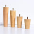 KDDEON M8 Legs,5-70cm,Replacement Cabinet,Set 4 (8cm/3.1in) Threaded Rod Straight Tapered Solid Wood Furniture