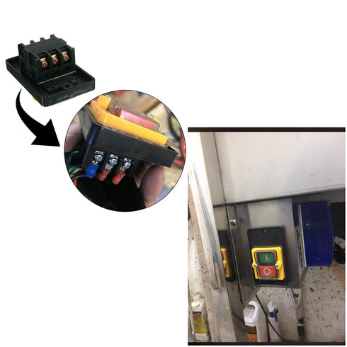 Fielect KAO-5H Start Stop Push Button Switch On/Off 10A for Electric Tool