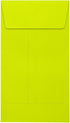 LUXPaper #5 1/2 Coin Envelopes | Peel & Press | 3 1/8" x 5 1/2" | Wasabi Green | 80lb. Text | 50 Qty by Envelopes.com