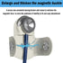 FDAKIT 3M Magnetic Stethoscope Holder Clip Secure Hands-Free Pu Leather Lightweight Portable Holster for Physicians