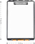 Dexas Clearview Clipcase Dry Erase Clipboard, 13.75 x 9.5 Inch, Orange